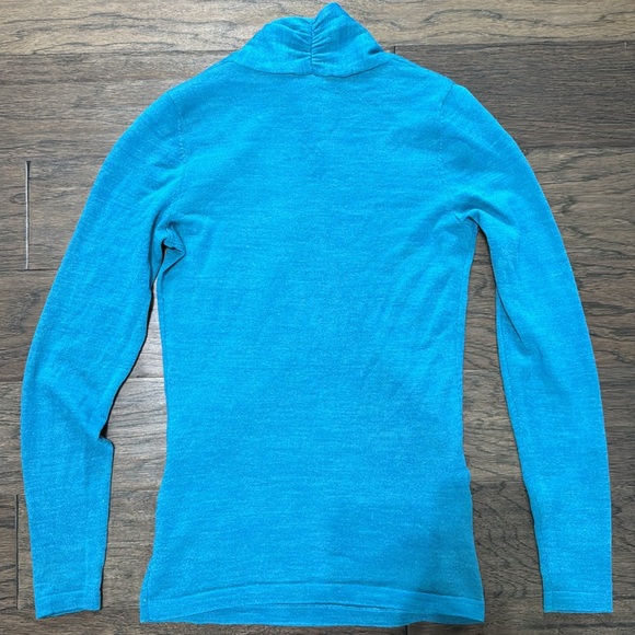 Beautiful teal wrap sweater - Picture 4 of 4